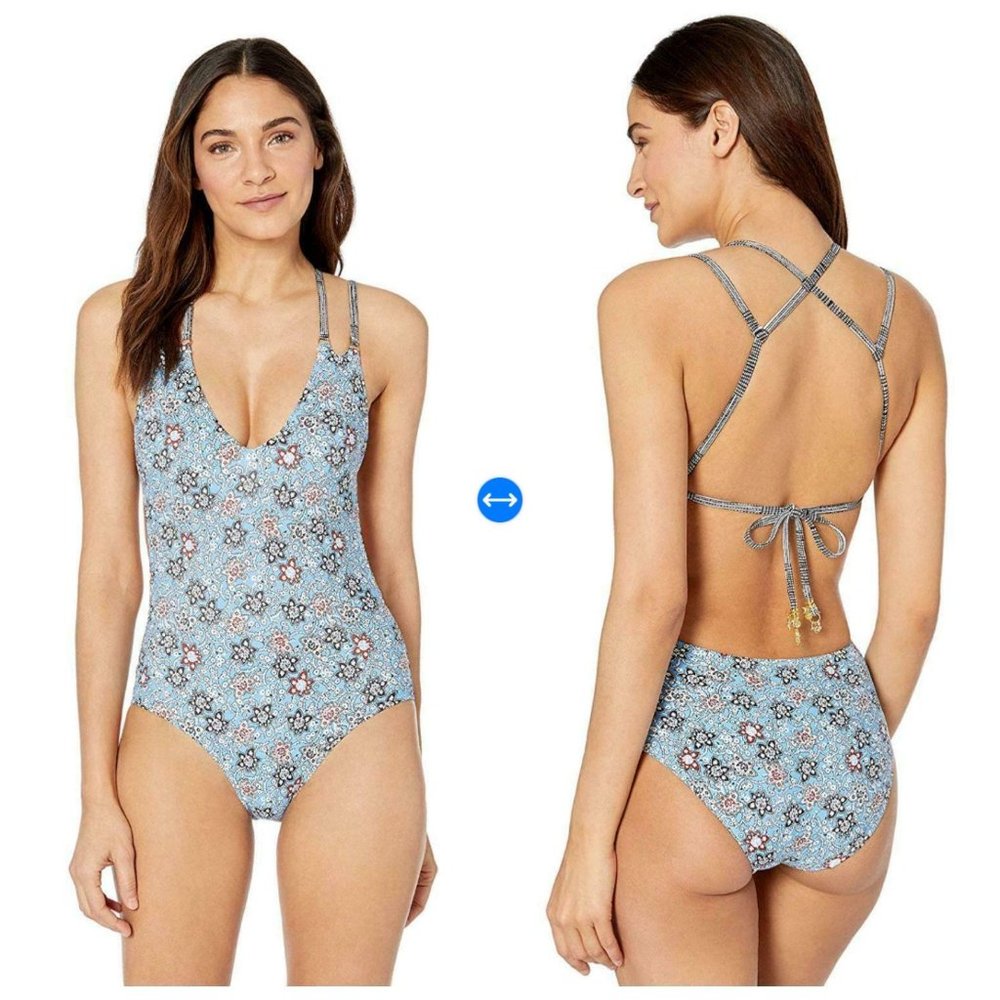 Anne Cole Studio one piece v neck swimsuit size 8